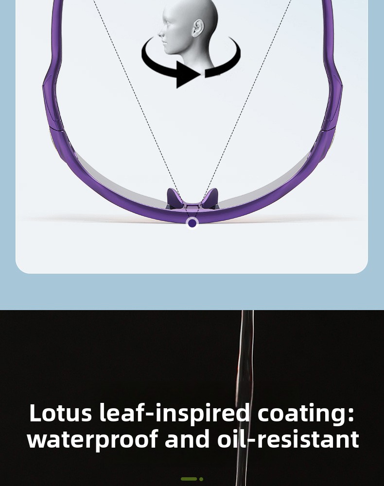 Sport Cycling Glasses with Interchangeable Lenses