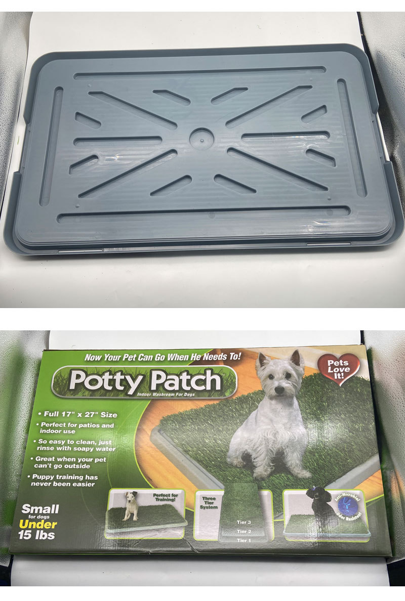 Dog toilet tray