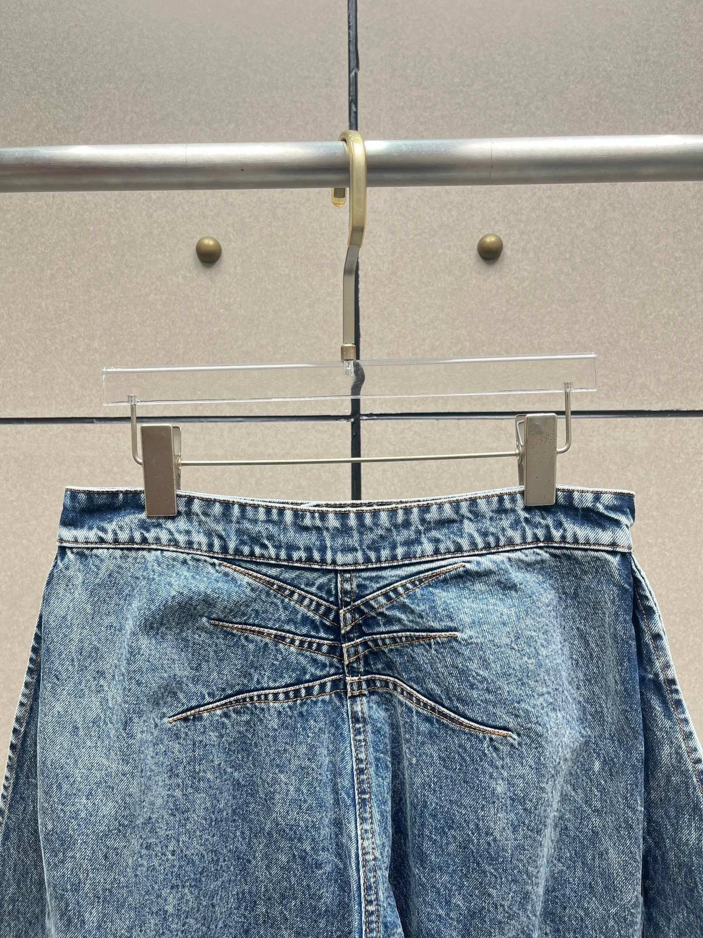 Retro Denim Waistcoat and Jeans Set