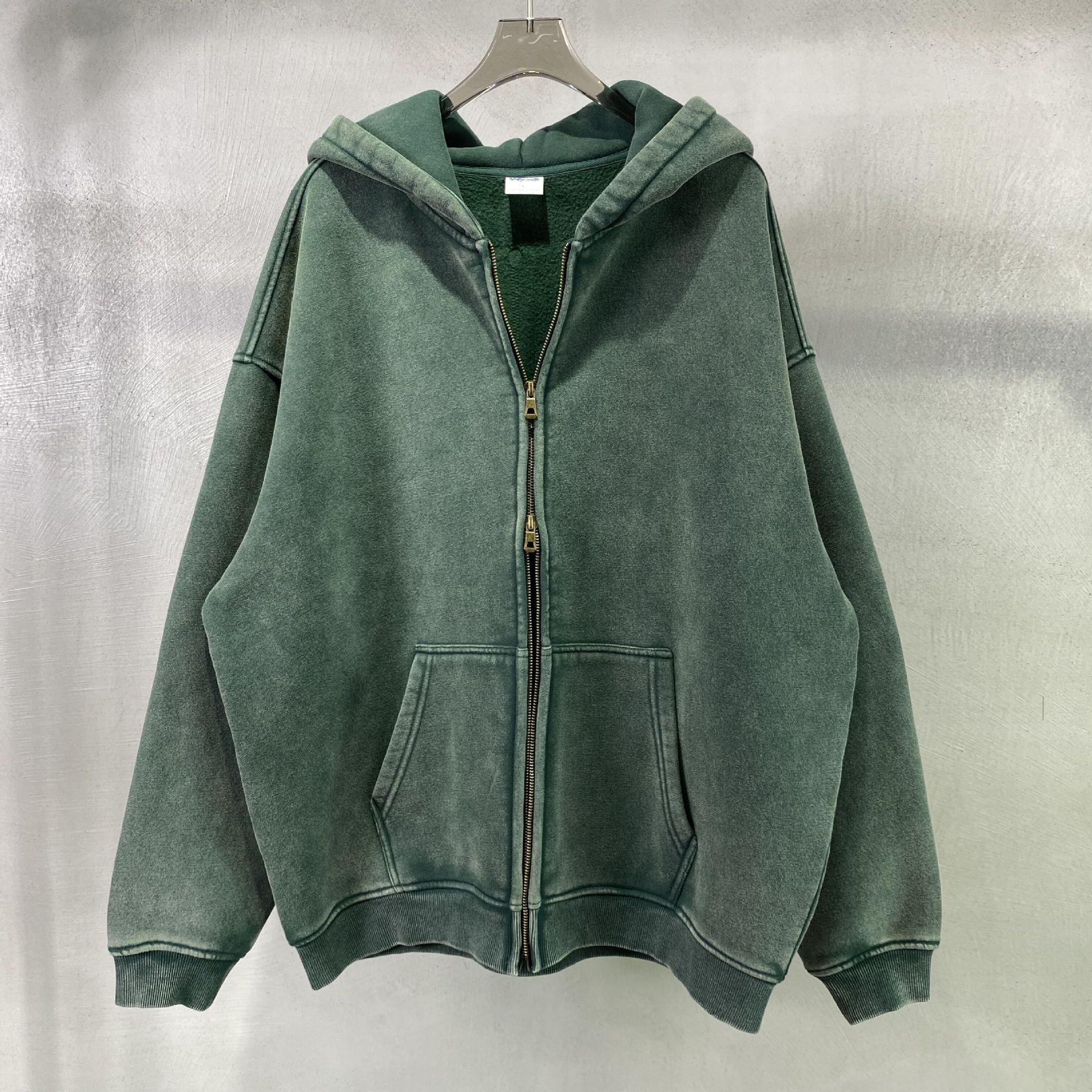 Retro Fleece Lined Windproof Cardigan Jacket