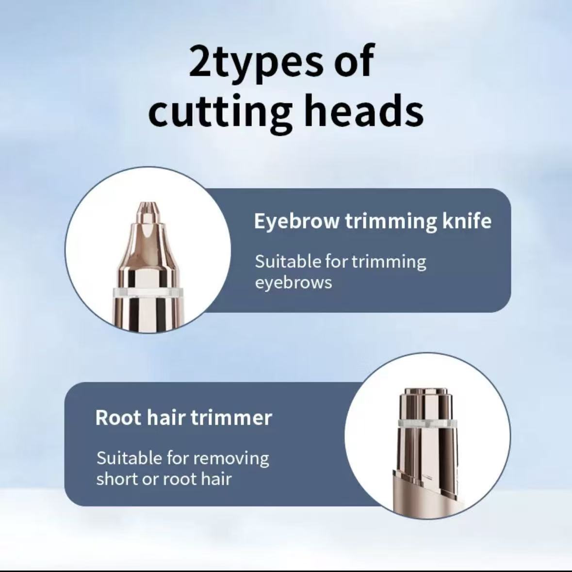 Electric razor for women