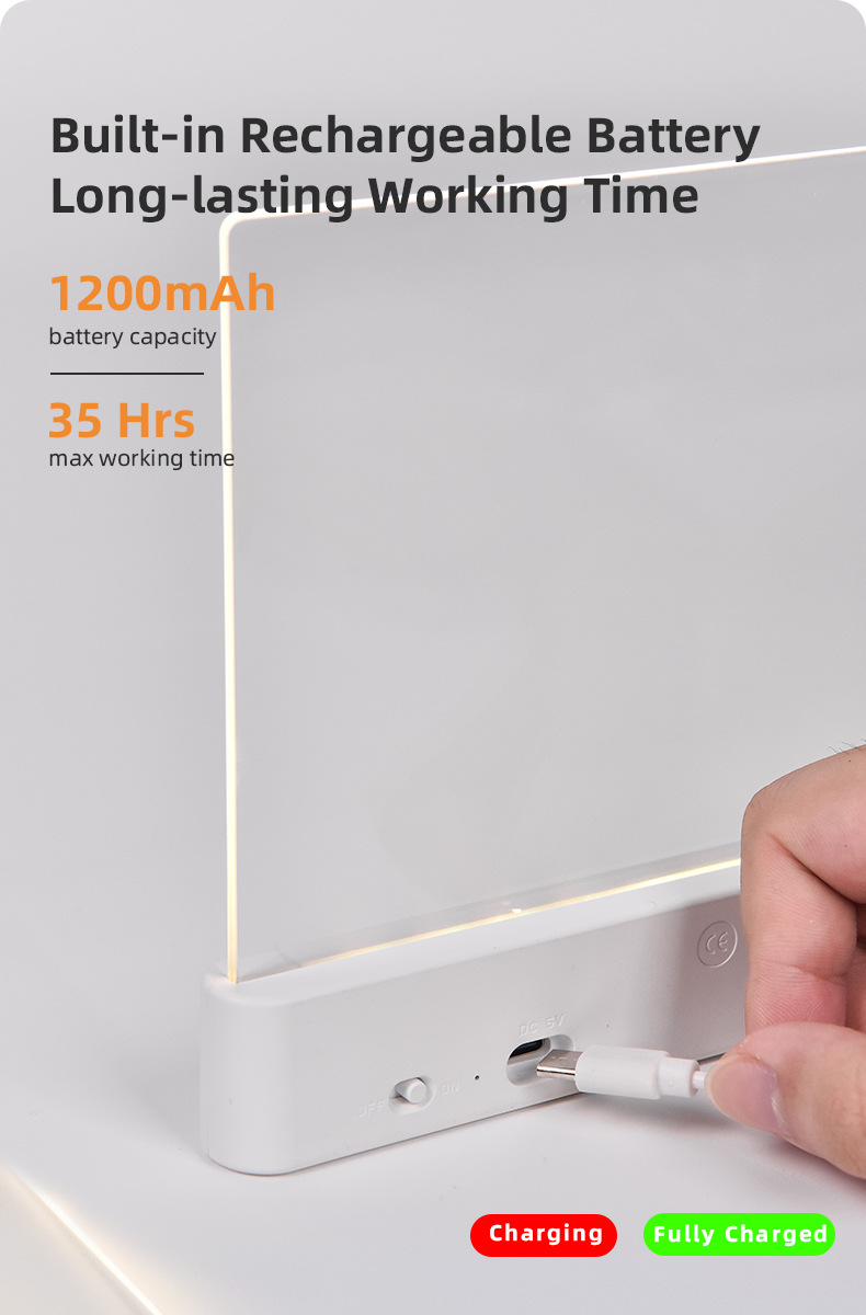Adjustable USB Reading Light with Timer