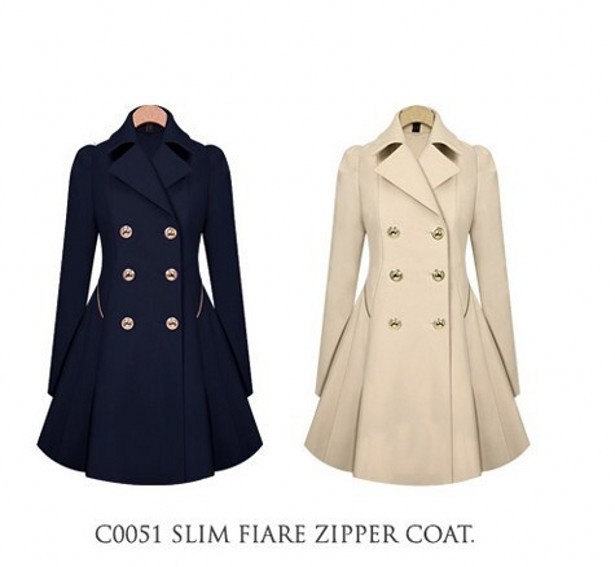 Mid-length commuter coat