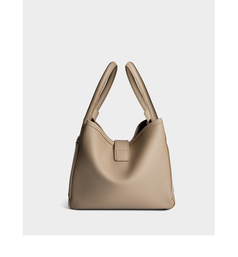 Genuine Leather Bucket Bag for Women