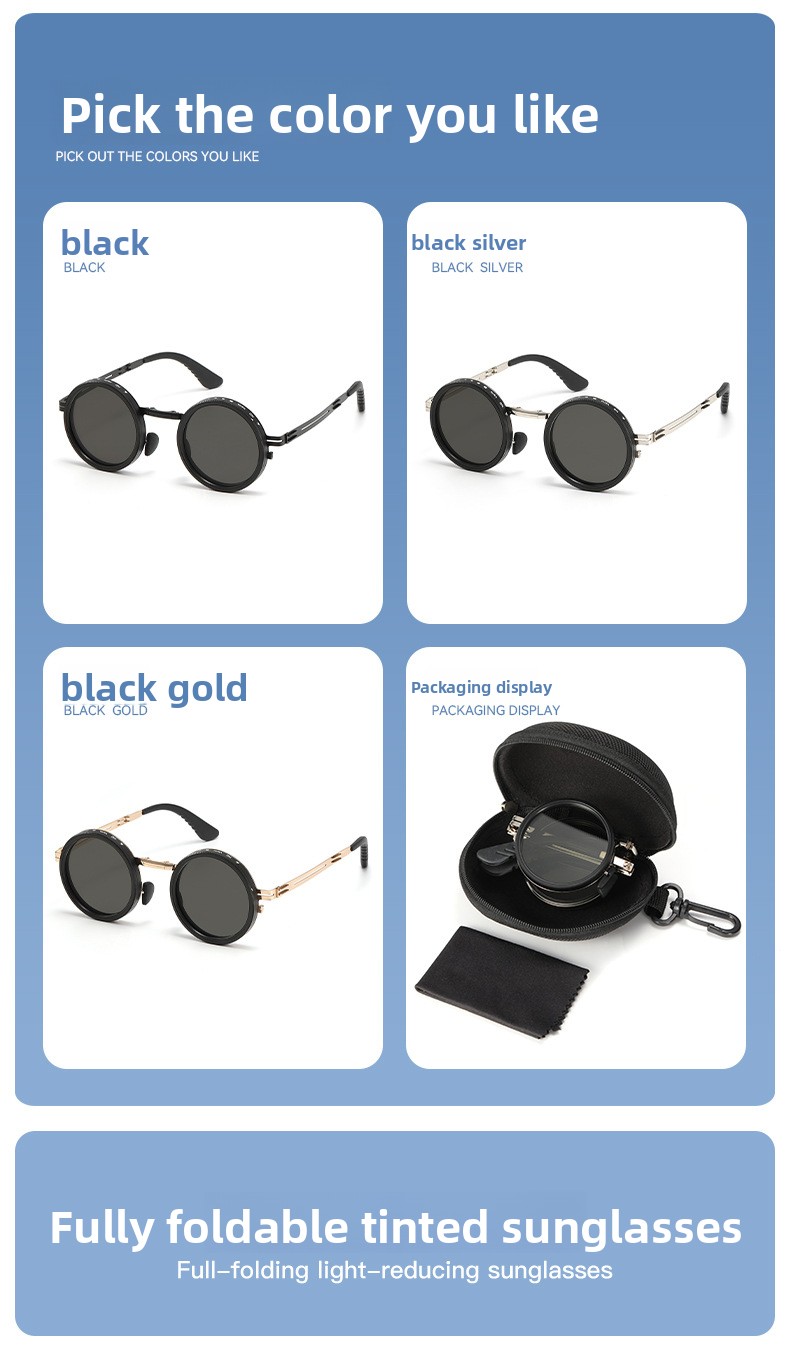 Adjustable Foldable Polarized Sunglasses
