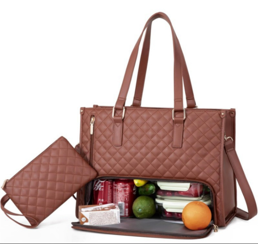2-in-1 Insulated Lunch Tote Bag