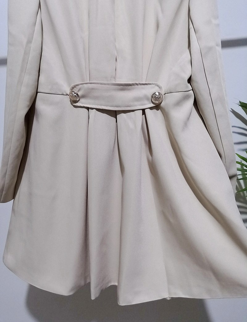 Mid-length commuter coat