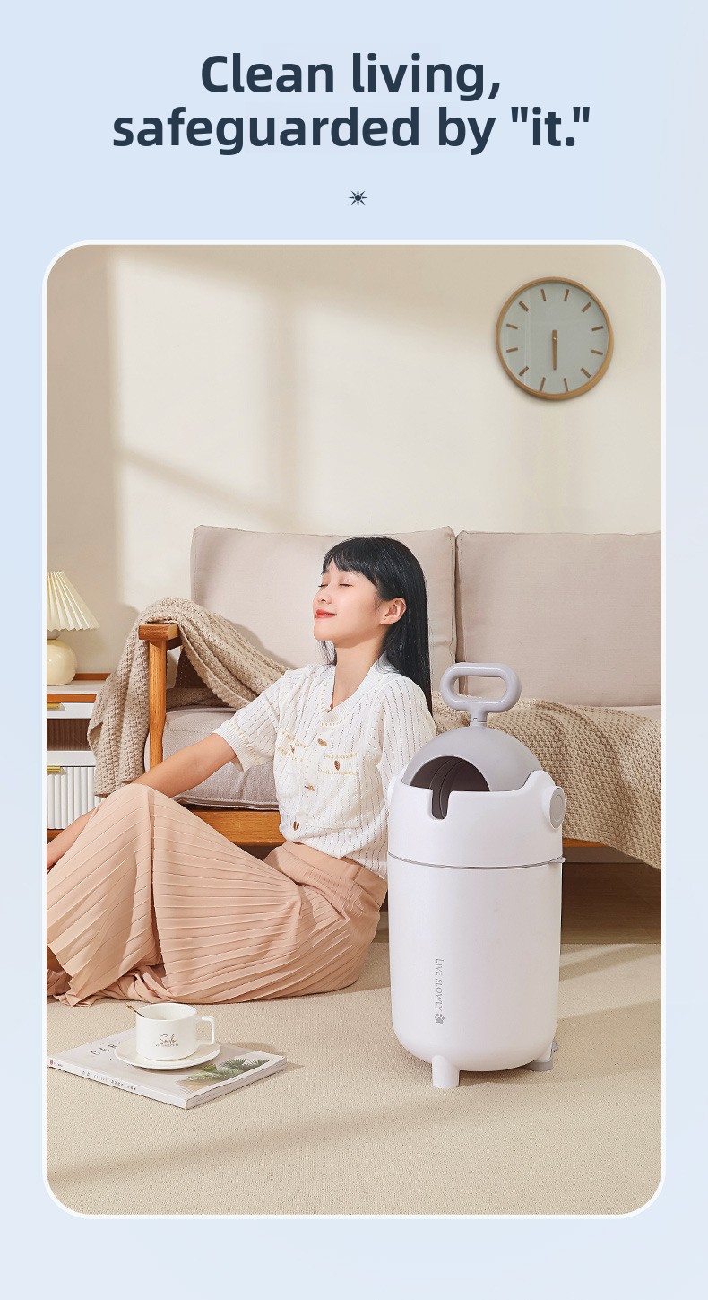 Diaper pail size details
