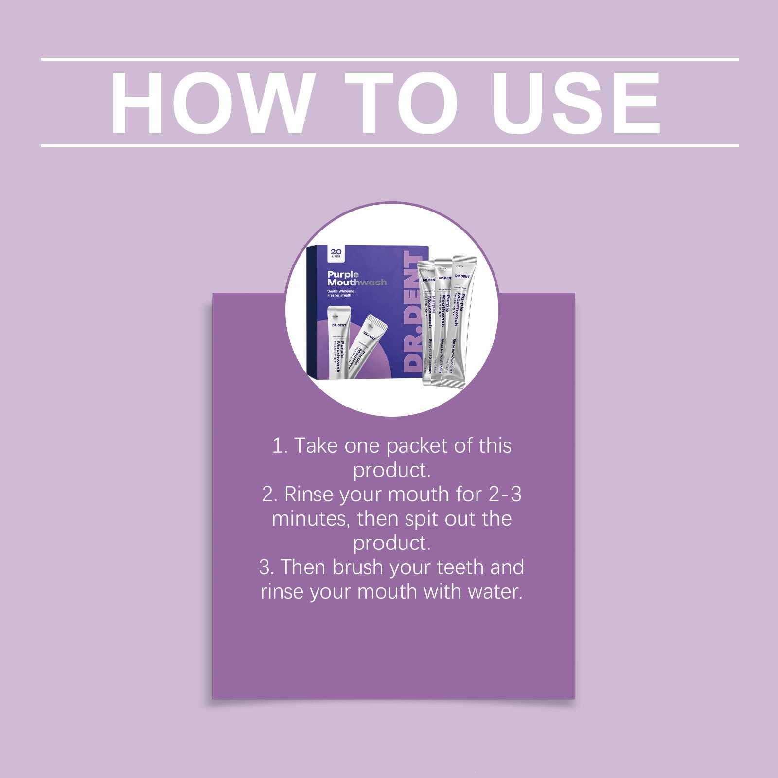 Mouthwash Portable Strip Gargle