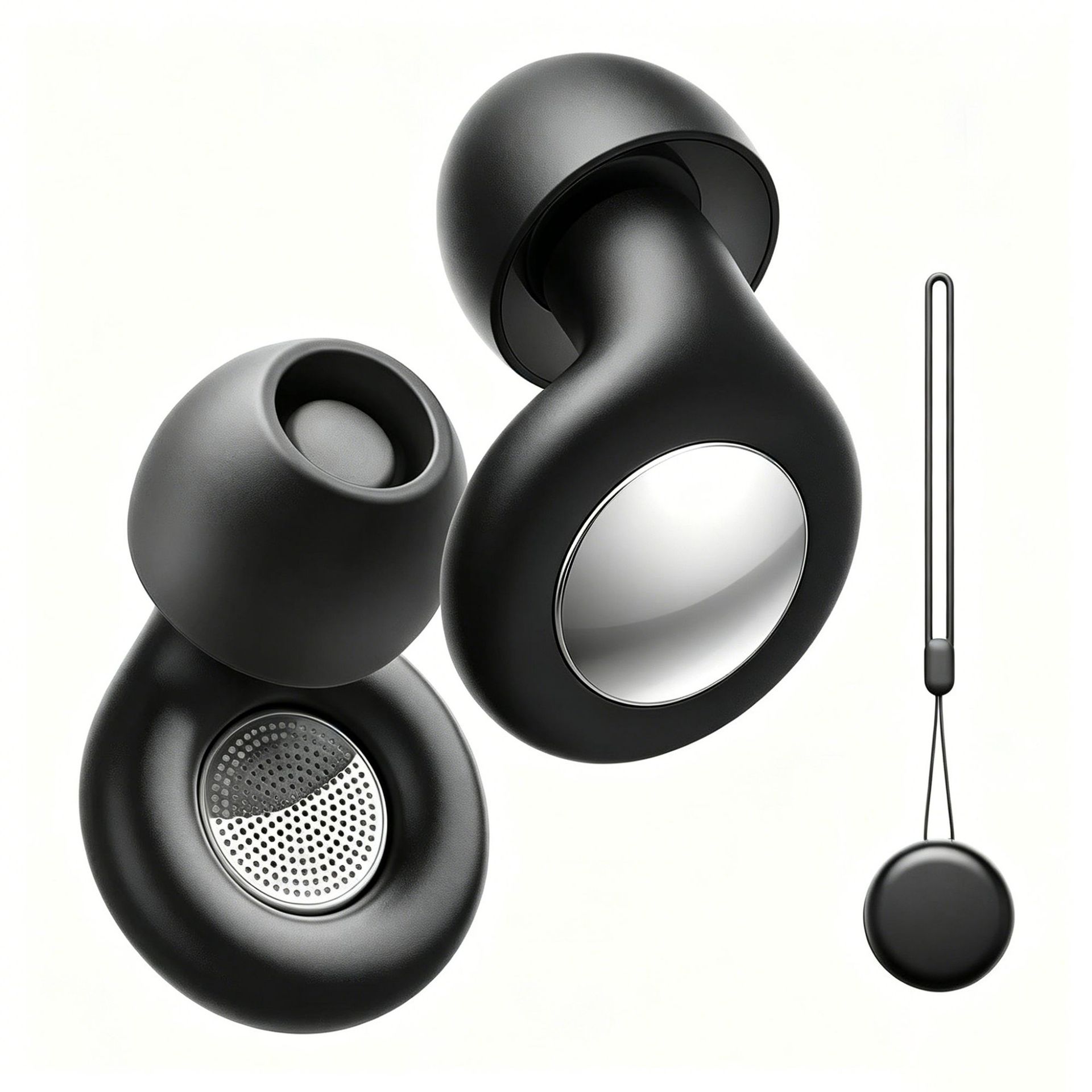 Noise Cancelling Silicone Earplugs with Lanyard