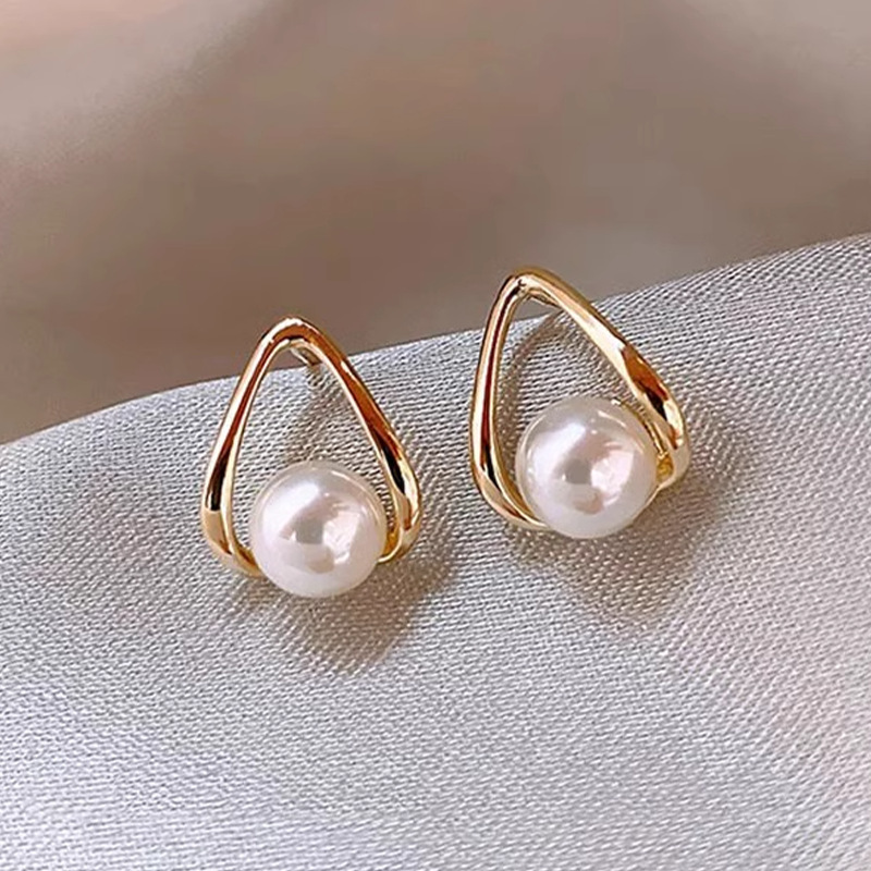 Diamond Dropping Oil Earrings Niche All-match Elegant Earrings