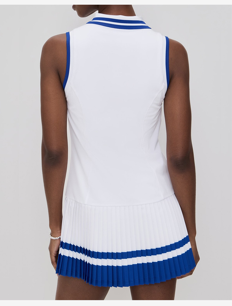 Womens Quick-Dry Pleated Tennis Dress