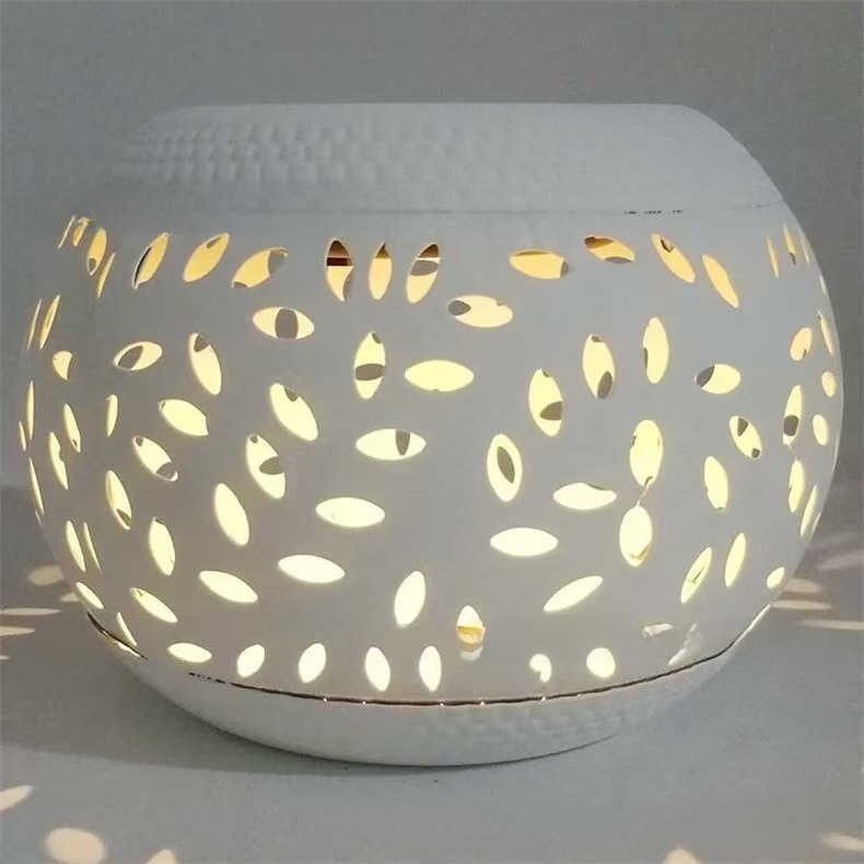 Hollow Metal Solar Garden Lights with Auto On/Off