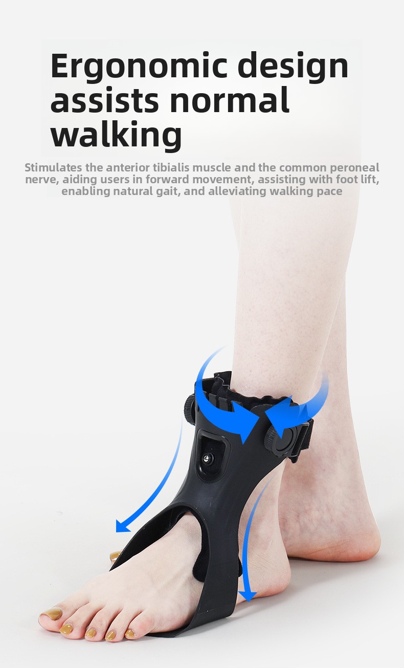 Adjustable Foot Drop Orthosis Support Brace