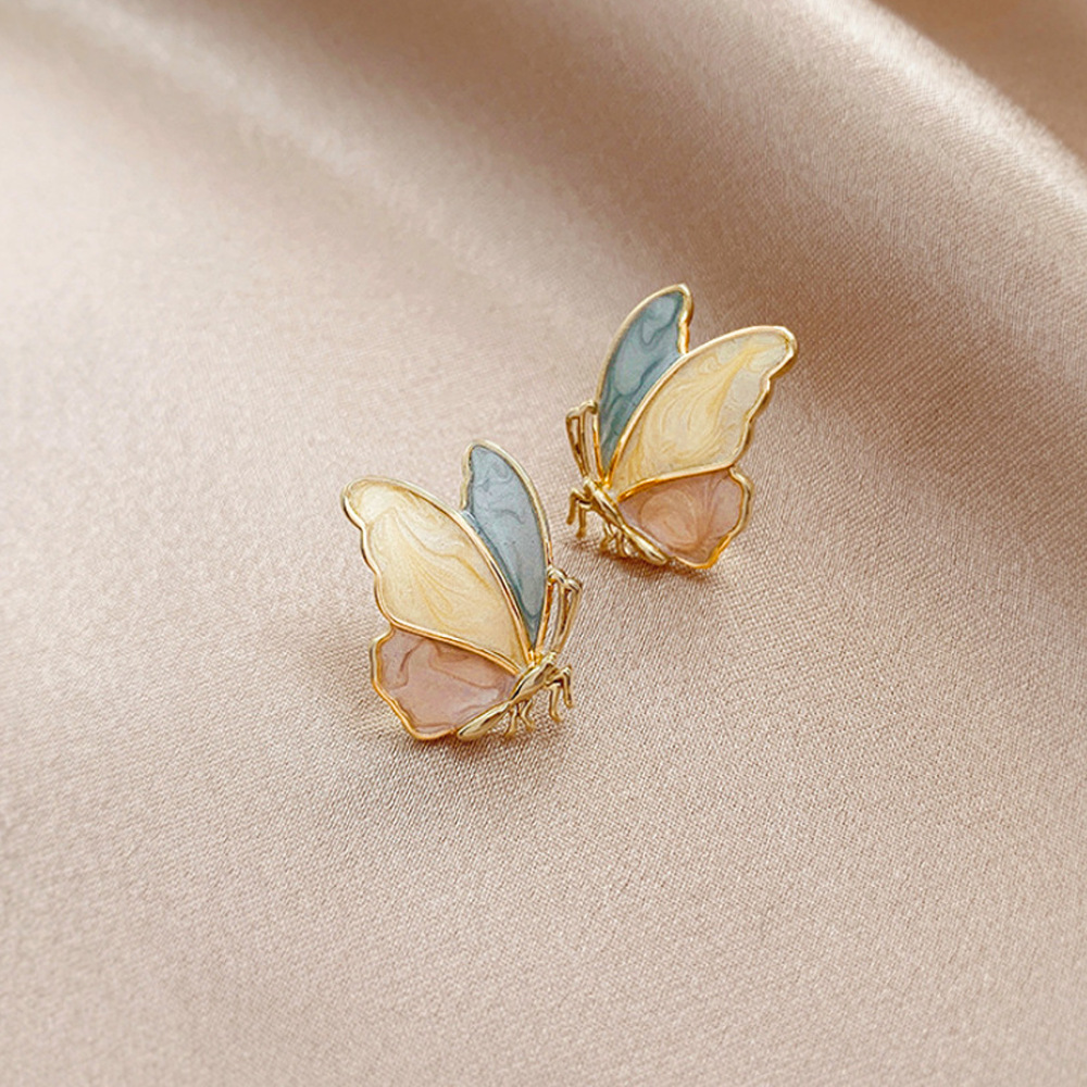 Diamond Dropping Oil Earrings Niche All-match Elegant Earrings