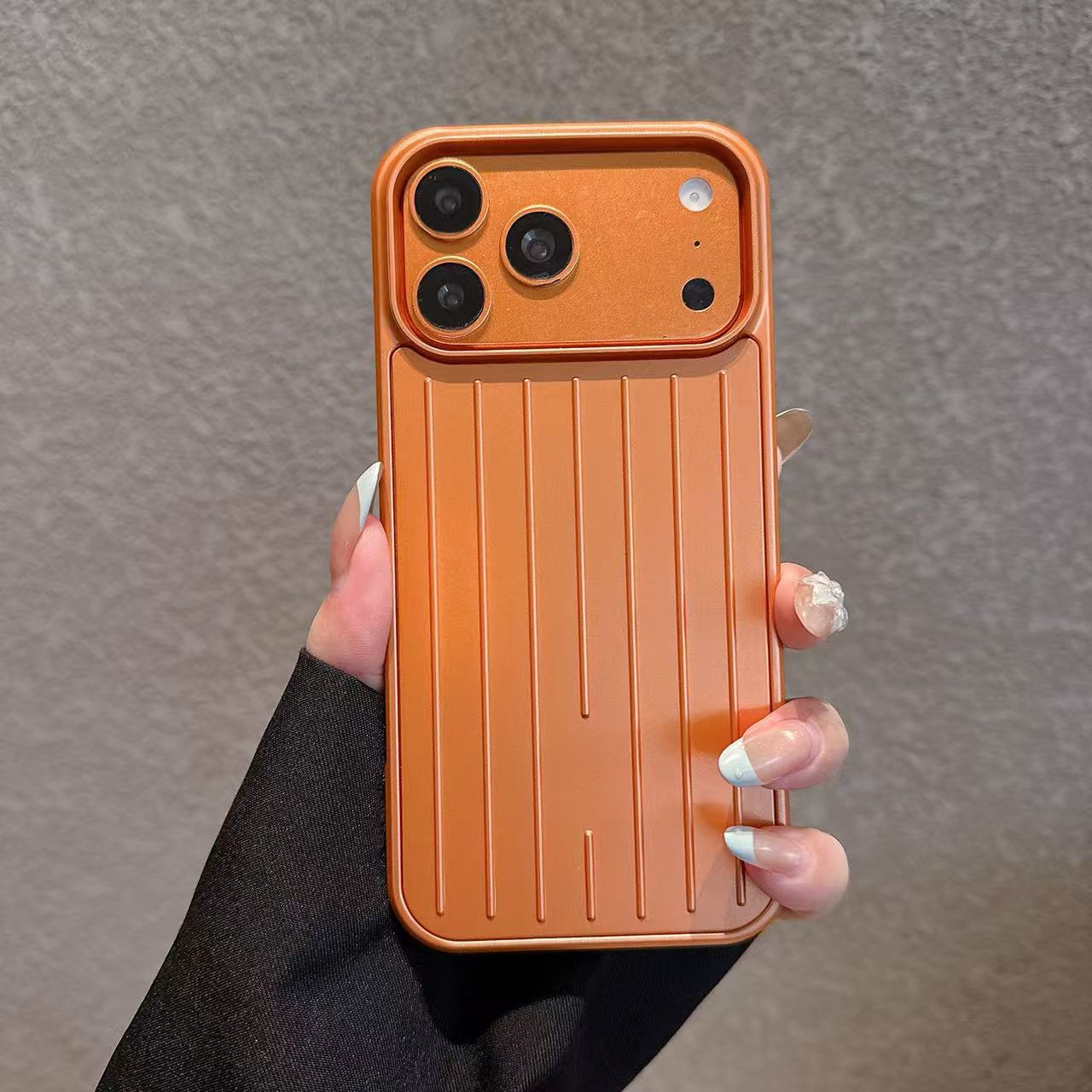 Metal Stripe Phone Case for iPhone Series