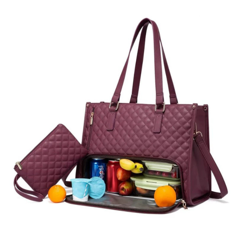 2-in-1 Insulated Lunch Tote Bag