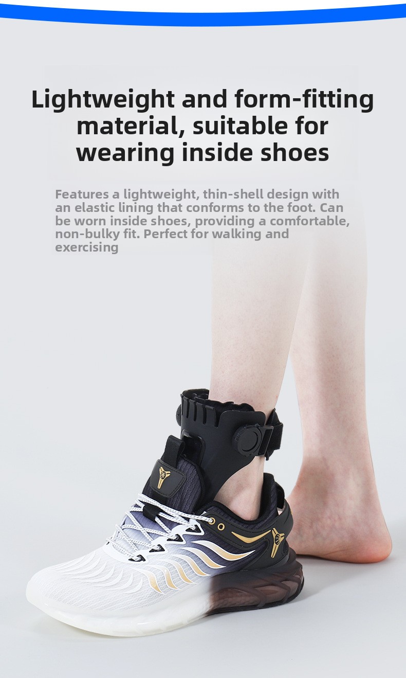 Adjustable Foot Drop Orthosis Support Brace