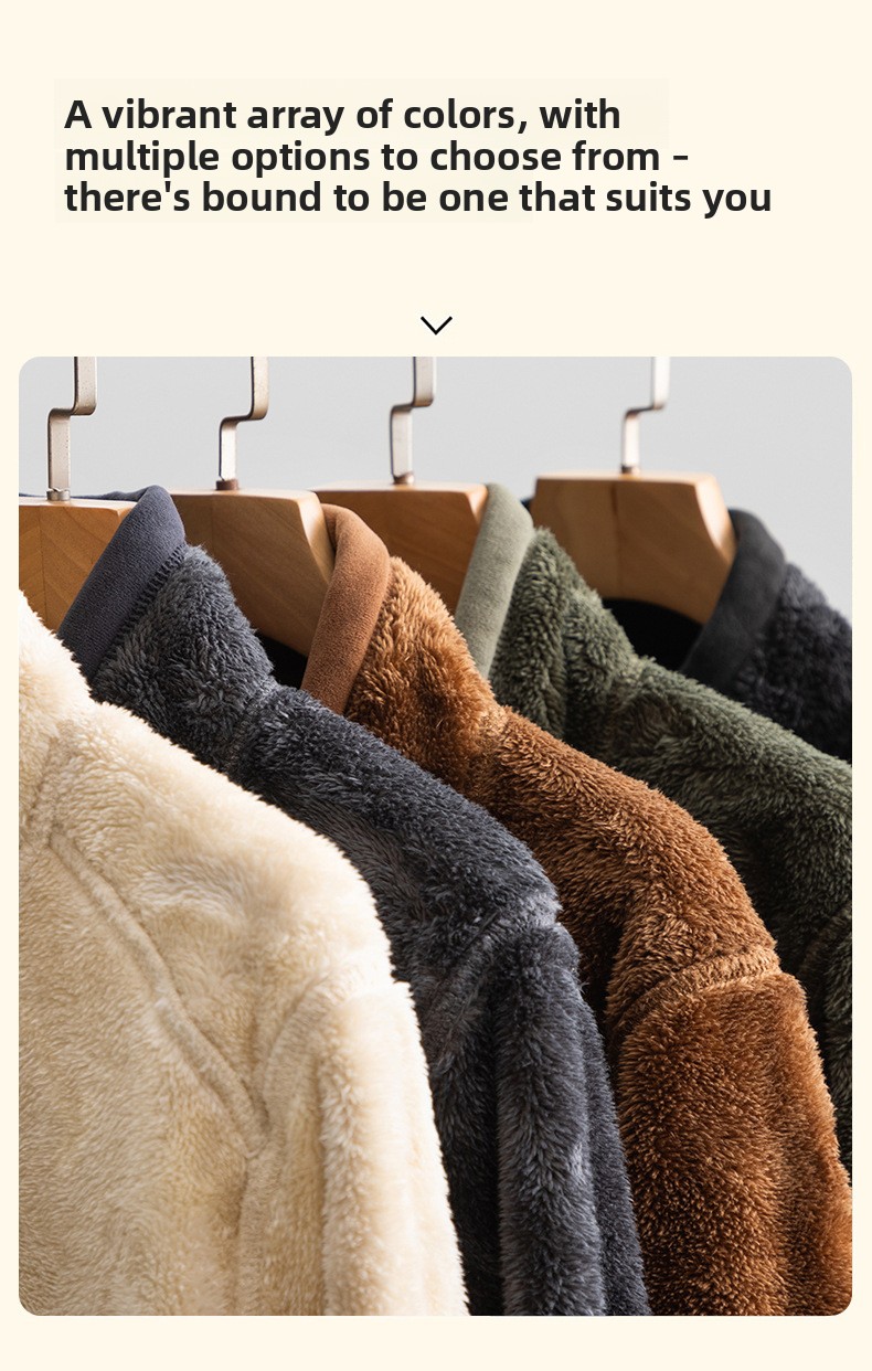 Solid Fleece Coat