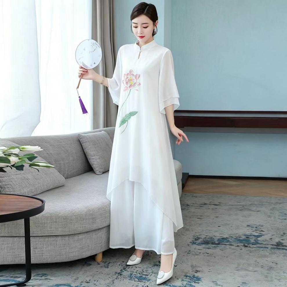 Dress chiffon pants