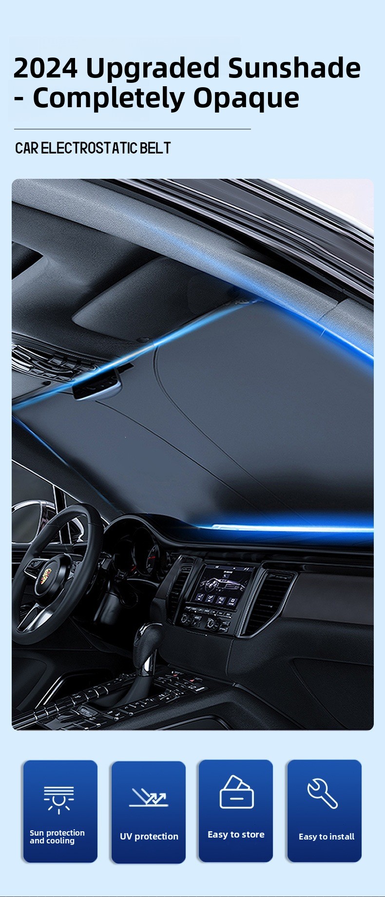 Car sunshade cover