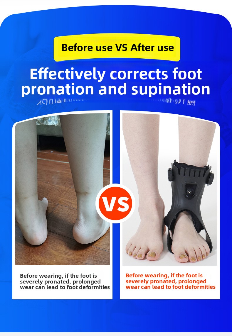 Adjustable Foot Drop Orthosis Support Brace