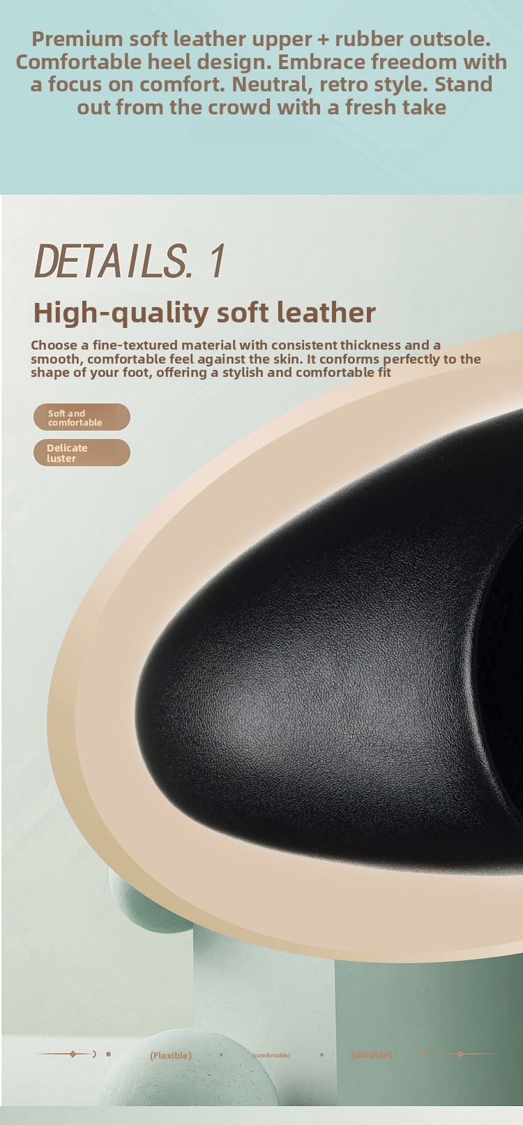 Womens Low Heel Professional Work Shoes