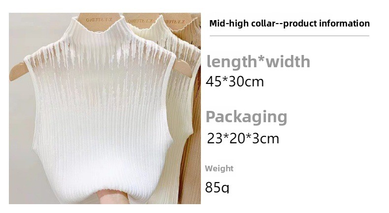 Sleeveless Knit Top for Women