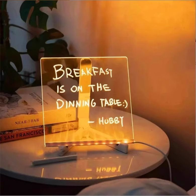 DIY luminous drawing board stall - transparent type