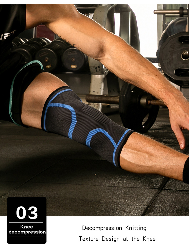 Knitted Nylon Sports Knee Pads