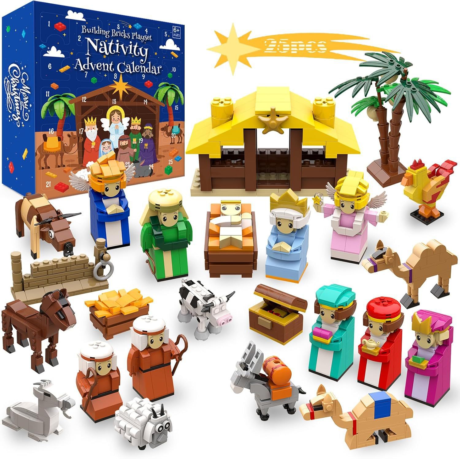 Christmas Countdown Building Block Set