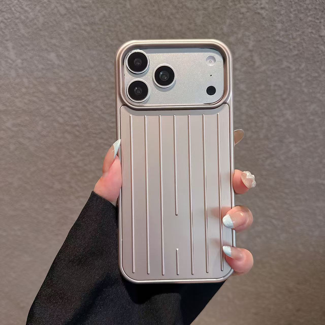 Metal Stripe Phone Case for iPhone Series