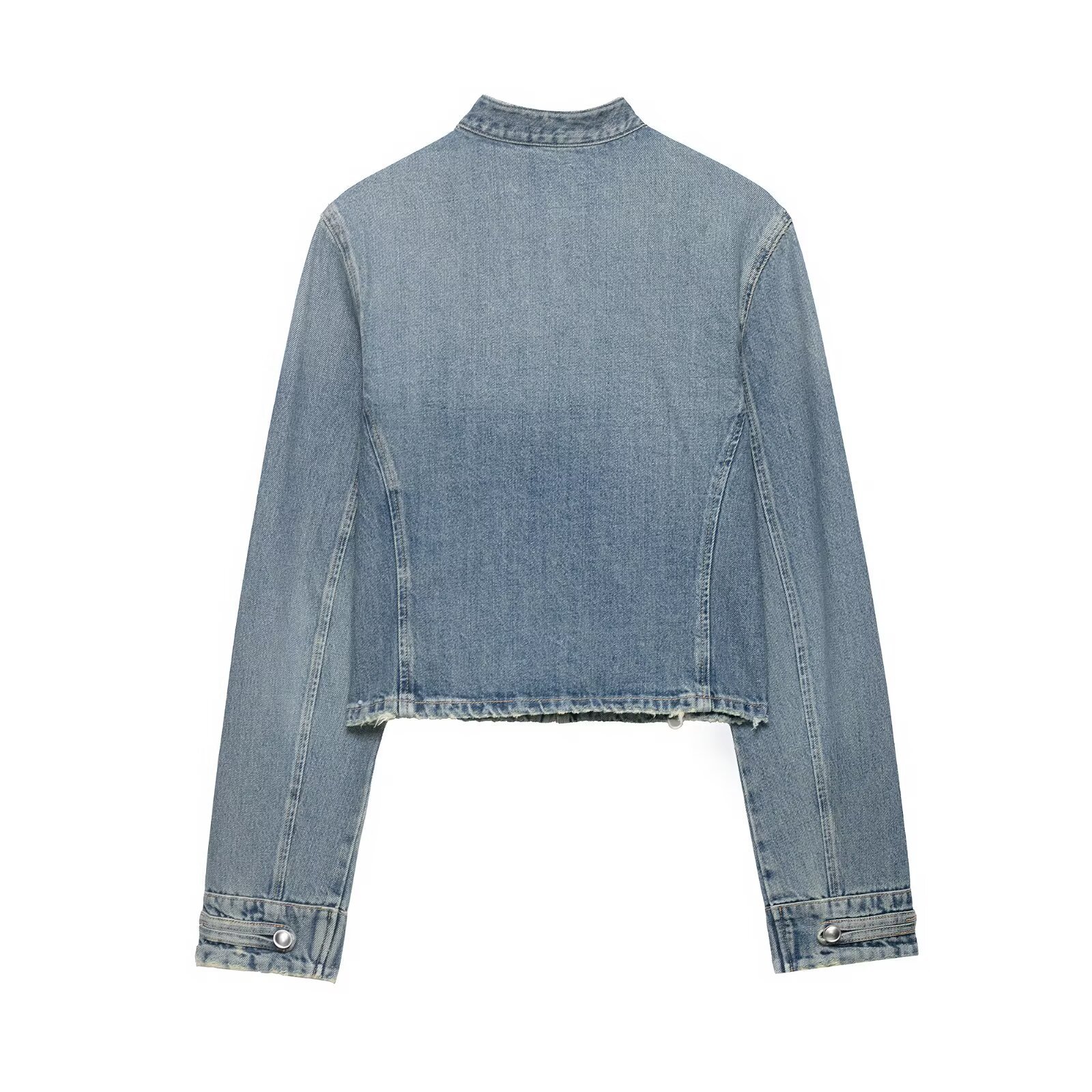 Women's Denim Jacket and Shorts Set