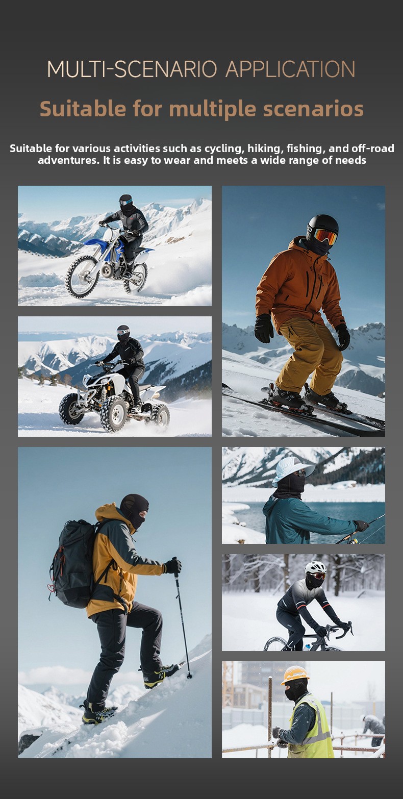 Riding helmet with windproof function for skiing