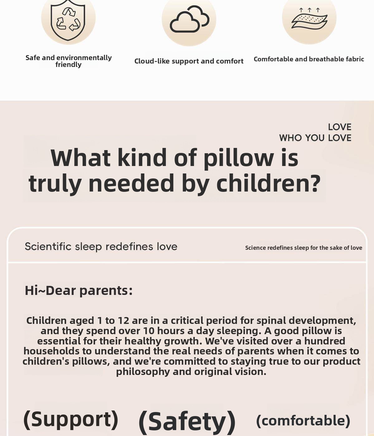 Children's Memory Foam Neck Pillow