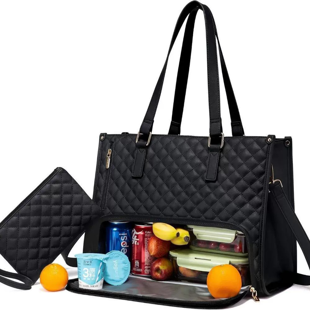 2-in-1 Insulated Lunch Tote Bag