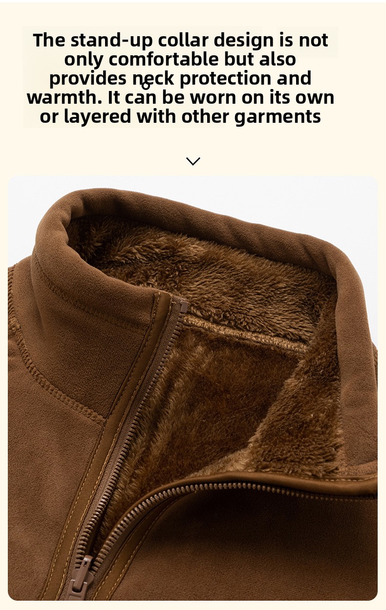 Solid Fleece Coat