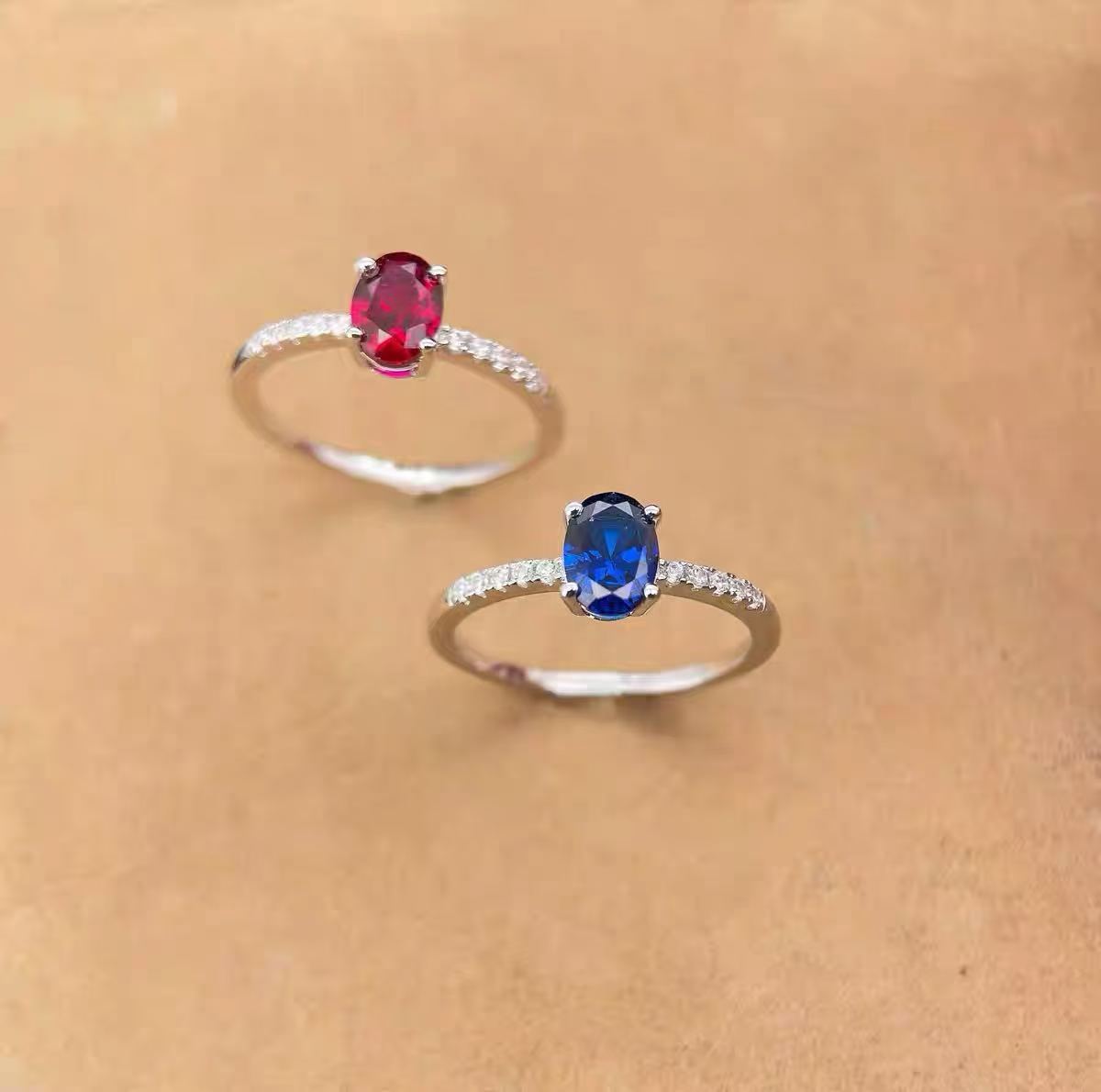 Natural Gemstone Birthstone Ring