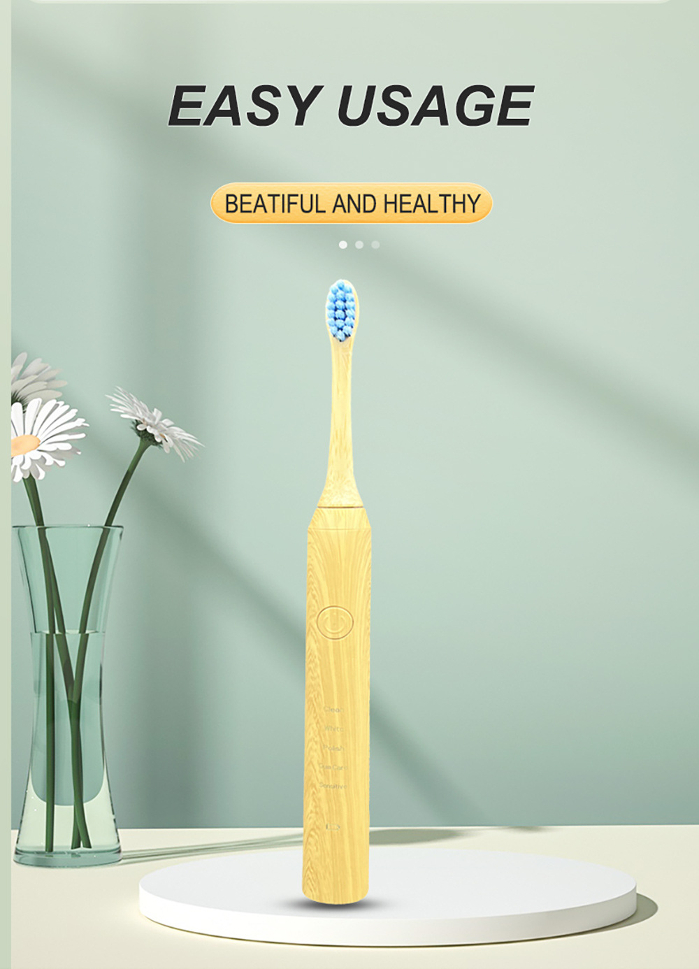 Organic bamboo toothbrush