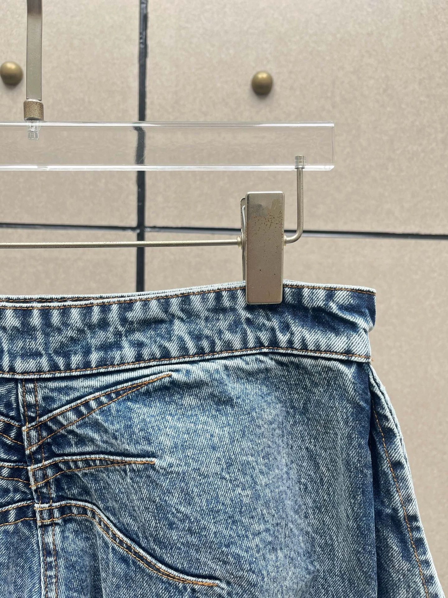Retro Denim Waistcoat and Jeans Set
