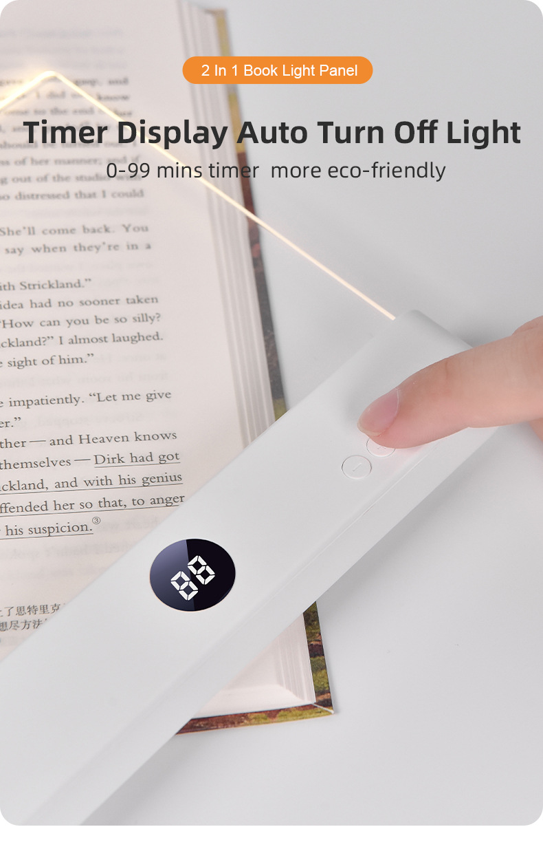 Adjustable USB Reading Light with Timer