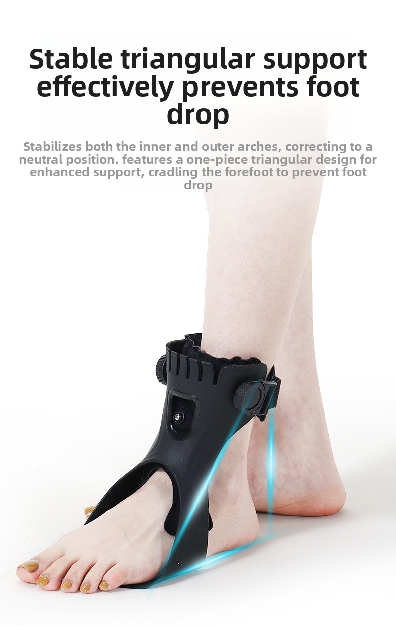 Adjustable Foot Drop Orthosis Support Brace