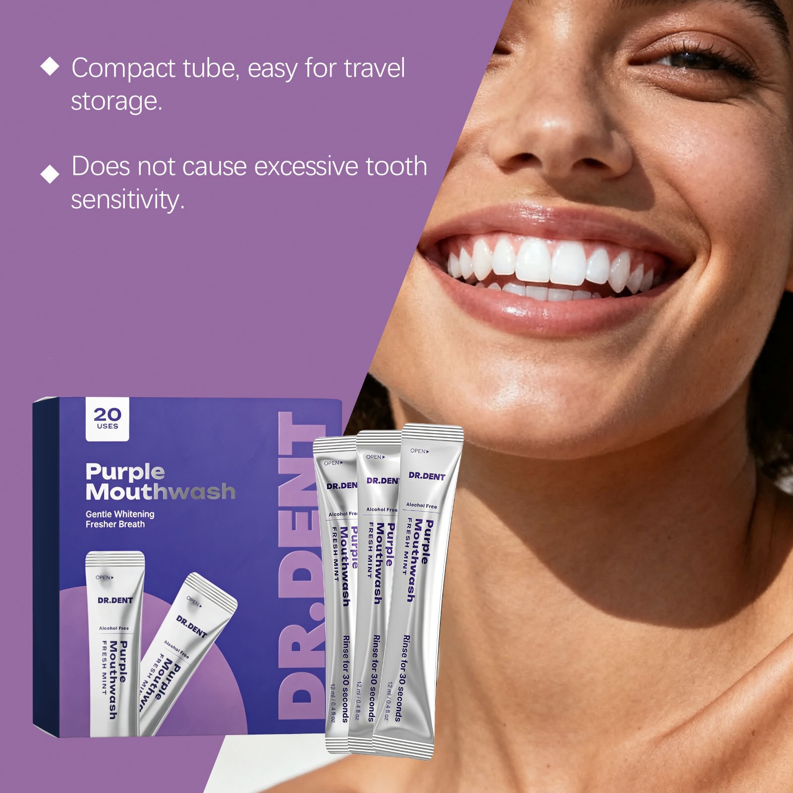 Mouthwash Portable Strip Gargle