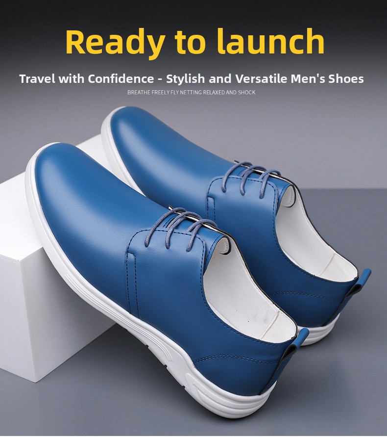 Genuine leather casual shoes