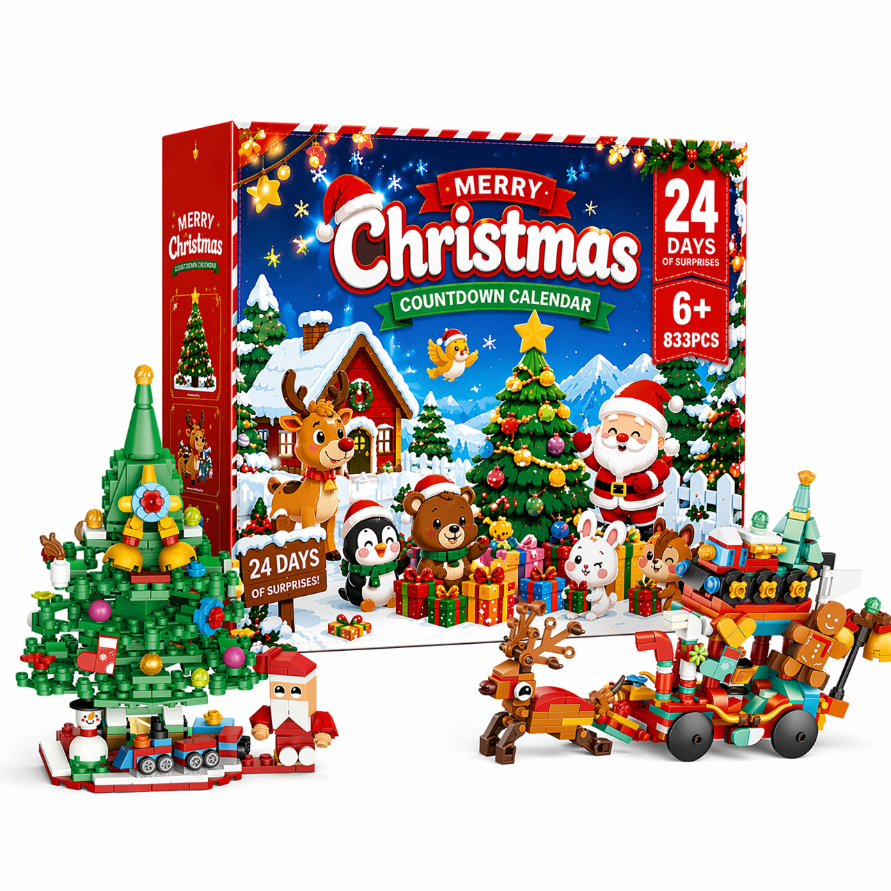 Christmas Countdown Building Block Set