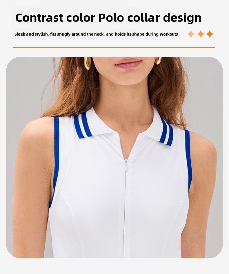 Womens Quick-Dry Pleated Tennis Dress