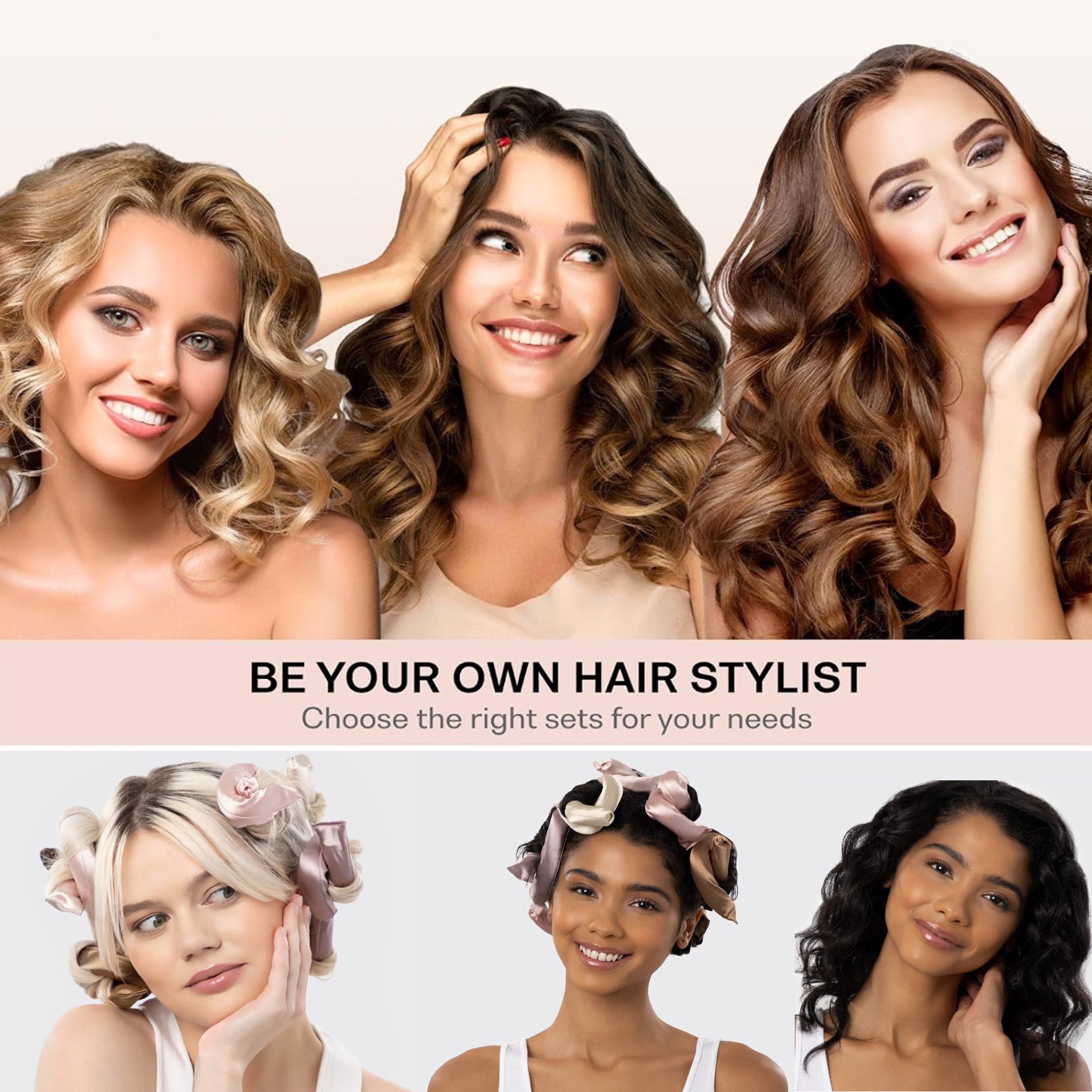 Heat-Free Hair Curling Sticks