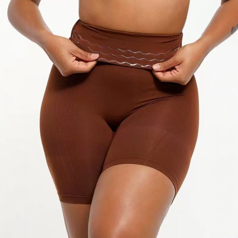 High-waisted butt-lifting shapewear shorts for women