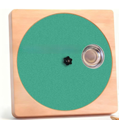 Wooden pet products for slow eating