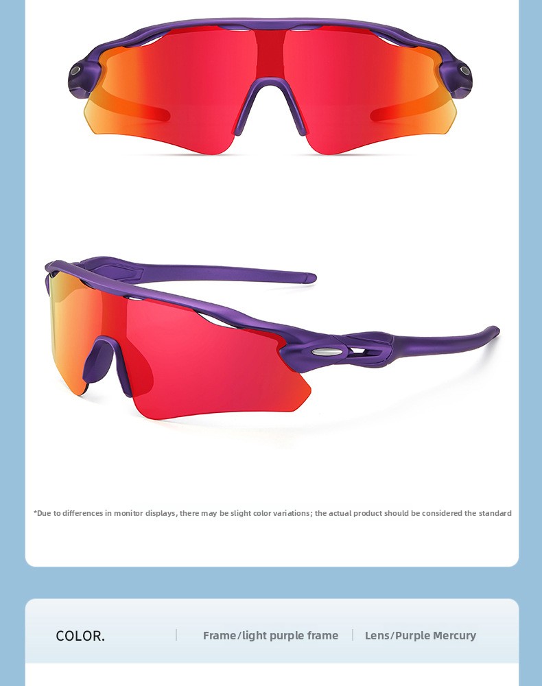 Sport Cycling Glasses with Interchangeable Lenses